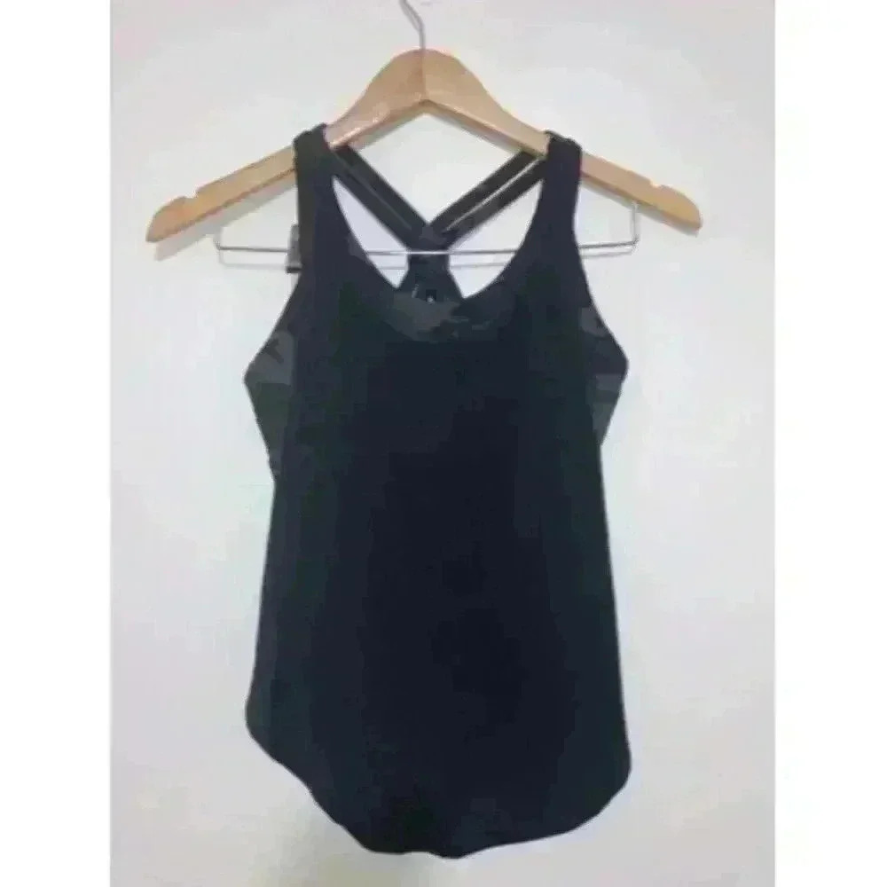 FABLETICS Giselle Powertouch Built-in Sports Bra Swing Camo Tank Top Size XXS - Picture 2 of 8